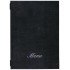 Next μενού εστιατορίου basic μαύρο με κρυφό λάστιχο 23x32εκ
